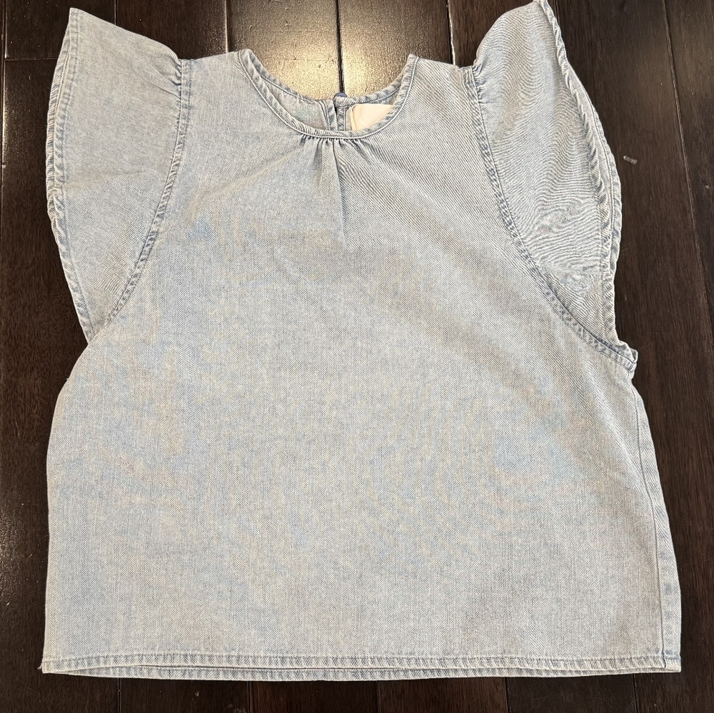 Steph Chambray Top, Size 14, Pre-owned